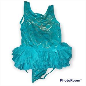 Mermaid Ruffle Swimsuit NWOT